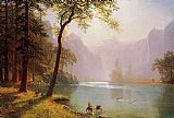 Kerns River Valley California by Albert Bierstadt